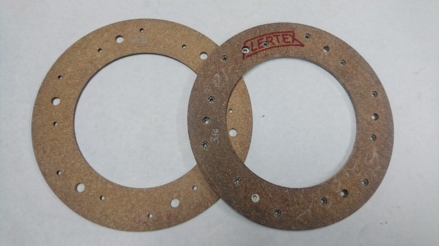Embrayage jeu de 2 garnitures Ø 228 mm à riveter Ford Vedette Vendome